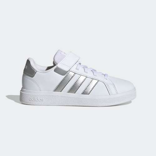 ADIDAS GRAND COURT 2.0 K FTWWHT/SILVE/SILVE