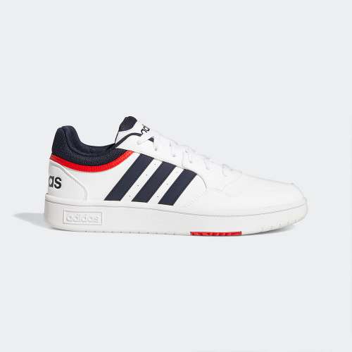 ADIDAS HOOPS 3.0 FTWWHT/LEGINK/VIVRED