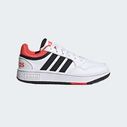 ADIDAS HOOPS 3.0 K FTWWHT/BLACK/BRIRED