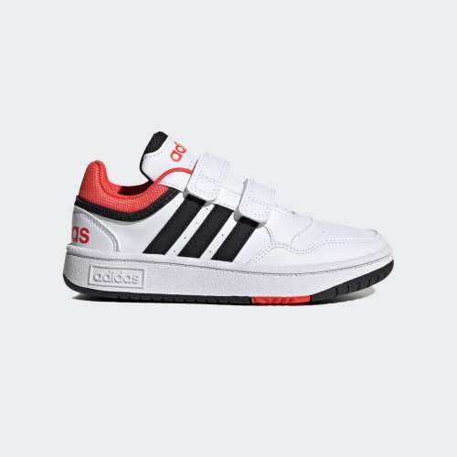 ADIDAS HOOPS 3.0 C CMF FTWWHT/BLACK/BRIRED