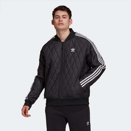 BLUSÃO ADIDAS QUILTED BLACK