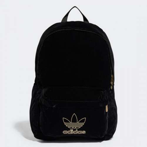 MOCHILA ADIDAS ADICOLOR VELVET BLACK/GOLDMT