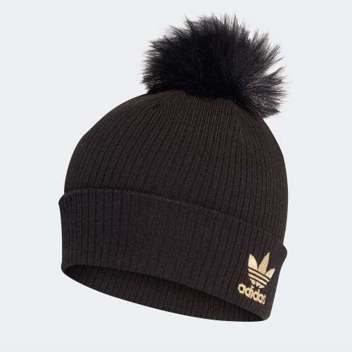 GORRO ADIDAS POMPOM BLACK/METTAL