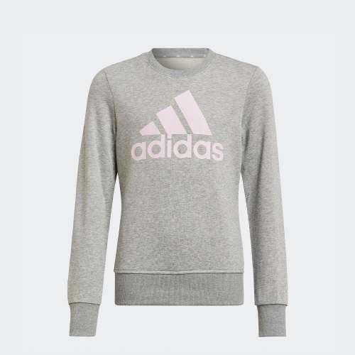 SWEATSHIRT ADIDAS BADGE OF SPORT GREY/CLPINK