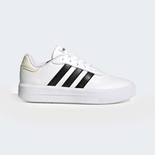 ADIDAS COURT PLATFORM W FTWWHT/BLACK/WHITE