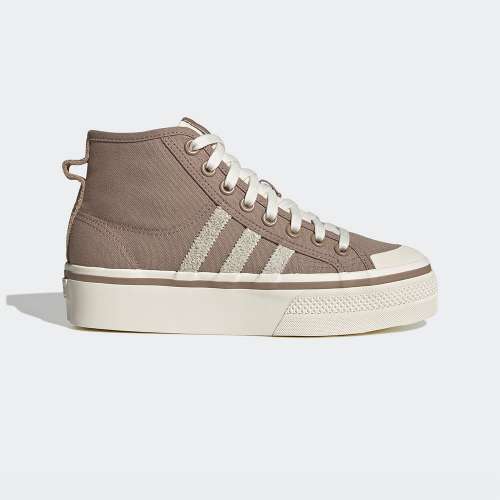 ADIDAS NIZZA PLATFORM MID CHABRN/WHITE/GOLDMT