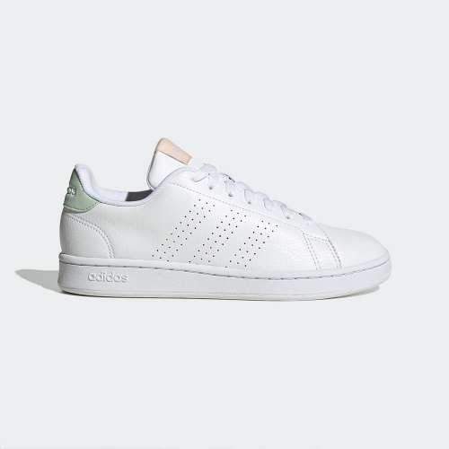 ADIDAS ADVANTAGE J FTWWHT/FTWWHT/LINGRN