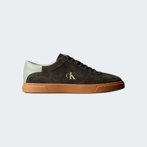 CALVIN KLEIN LOW PRO CUPS LACE UP SUE MIX