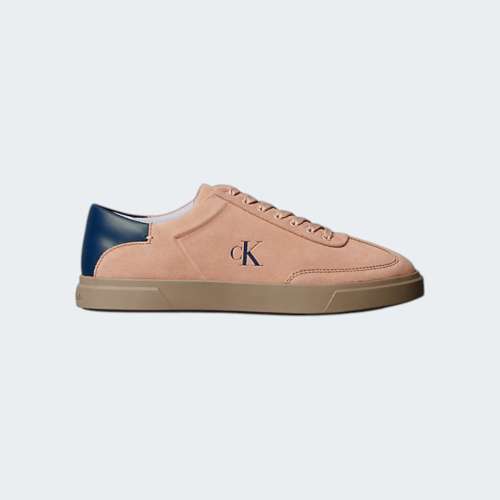 CALVIN KLEIN LOW PRO CUPS LACE UP SUE MIX