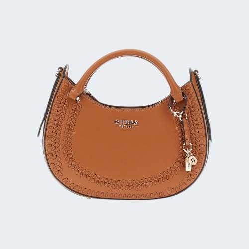 MALA GUESS SATCHEL CARAMEL
