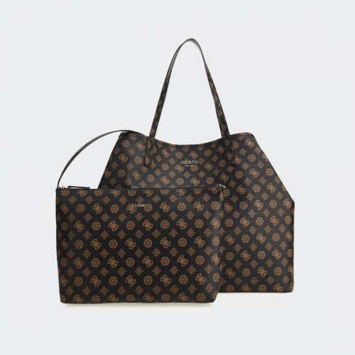 MALA GUESS VIKKY EXTRA LARGE TOTE BROWN