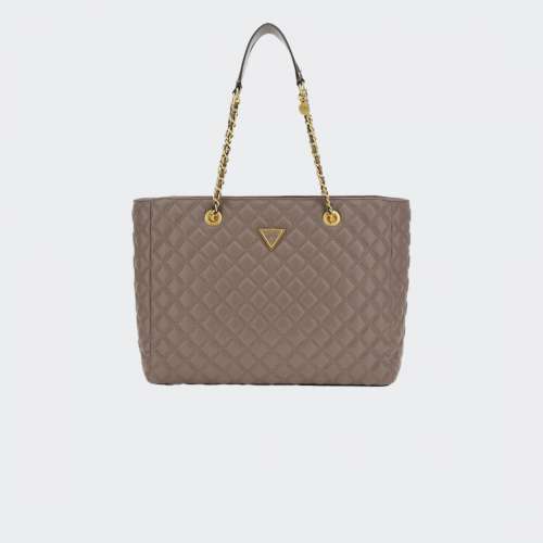 MALA GUESS GIULLY TOTE DARK TAUPE