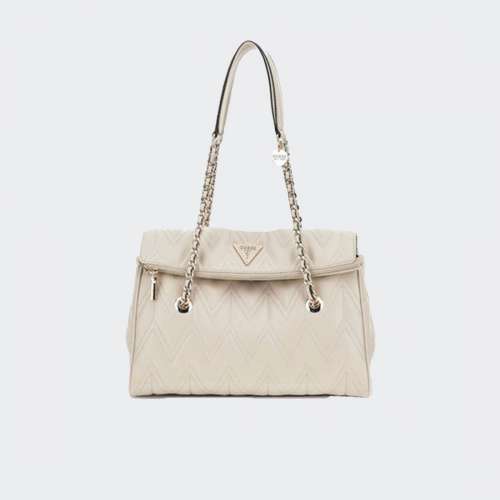 MALA GUESS EDA 3 COMP SATCHEL TAUPE