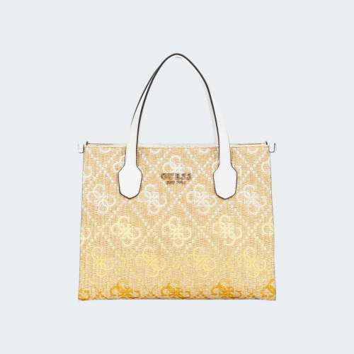 MALA GUESS SILVANA CORNSILK LOGO