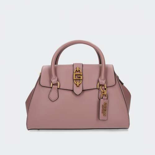 MALA GUESS SQUARE LUX SATCHEL ROSEWOOD
