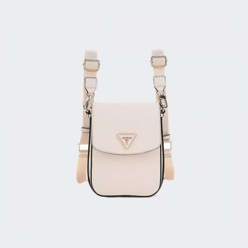 MOCHILA GUESS BRYNLEE MINI CONVRTBL STONE