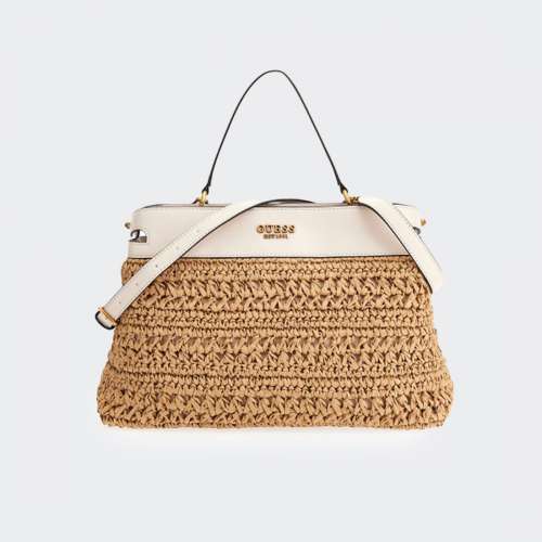 MALA GUESS GUESS LIGURIA SATCHEL STONE