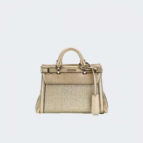 MALA GUESS SESTRI MINI SATCHEL GOLD