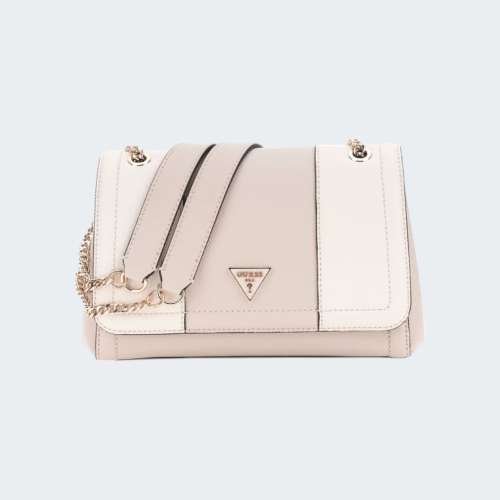 MALA GUESS NOELLE CINVRTABLE OFF WHITE TAUPE