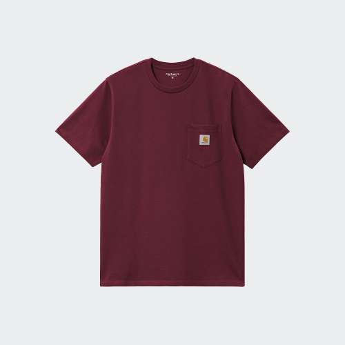 TSHIRT CARHARTT WIP POCKET MALBEC
