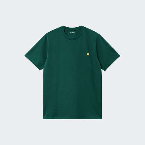 T-SHIRT CARHARTT WIP CHASE CHERVIL/GOLD