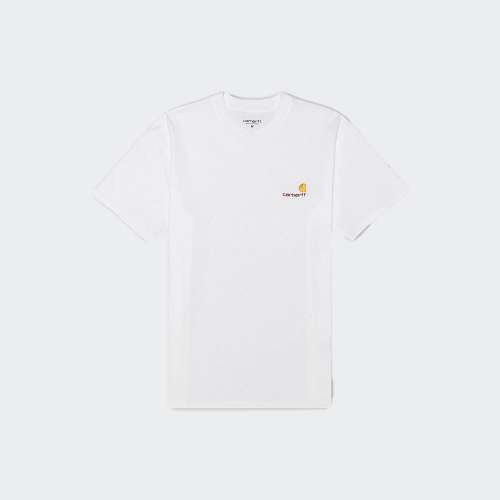 T-SHIRT CARHARTT WIP AMERICAN SCRIPT WHITE