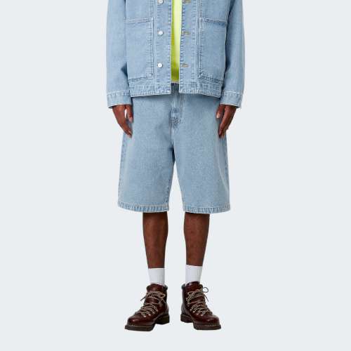 CALÇÕES CARHARTT WIP LANDON BLUE BLEACHED