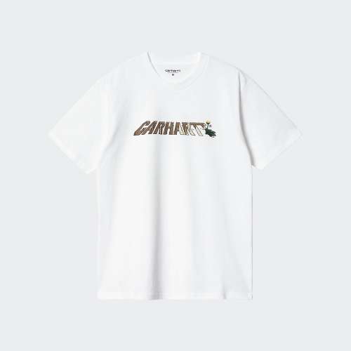 TSHIRT CARHARTT WIP DANDELION SCRIPT WHITE