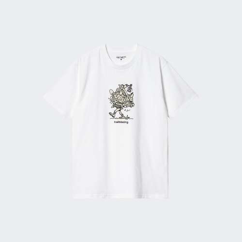 T-SHIRT CARHARTT WIP TRAILBLAZER WHITE