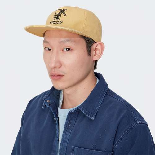 BONÉ CARHARTT WIP STAMP BOURBON/BLACK