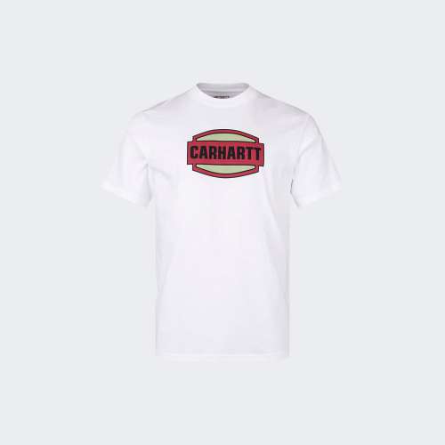 TSHIRT CARHARTT PRESS SCRIPT WHITE