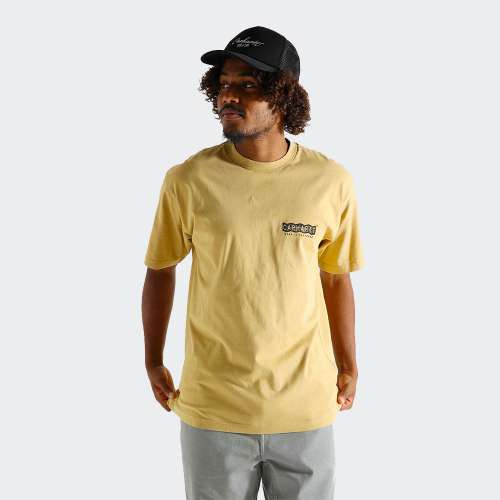 TSHIRT CARHARTT STAMP BOURBON/BLACK