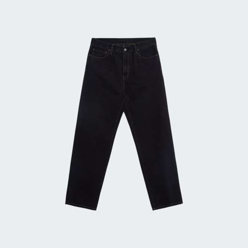 CALÇAS CARHARTT WIP AARON BLACK STONE WASHED