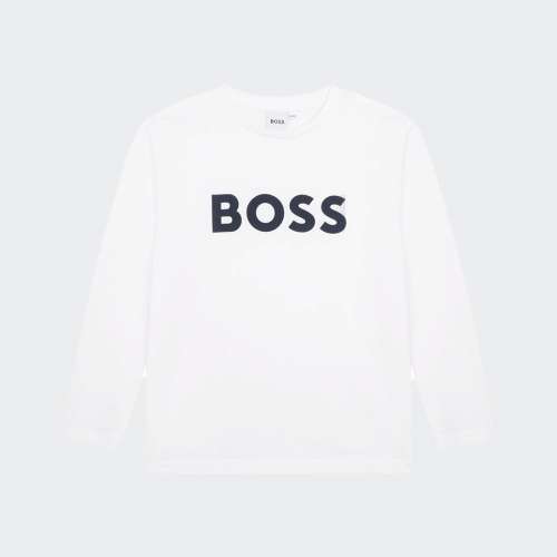 LONGSLEEVE BOSS J25P25 Y WHITE