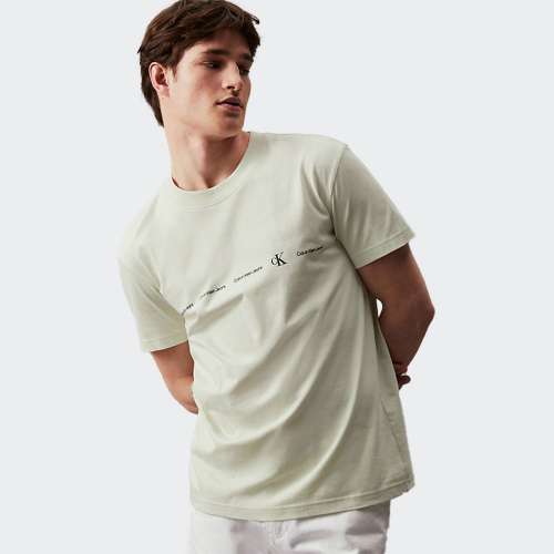 TSHIRT CALVIN KLEIN LOGO REPEAT ICICLE