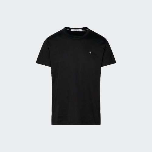 TSHIRT CALVIN KLEIN MONOGRAM EMBRO BADGE CK BLACK