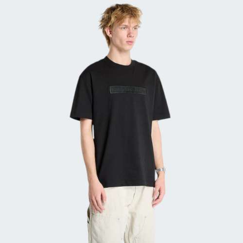 -SHIRT CALVIN KLEIN EMBROIDERED CK BLACK