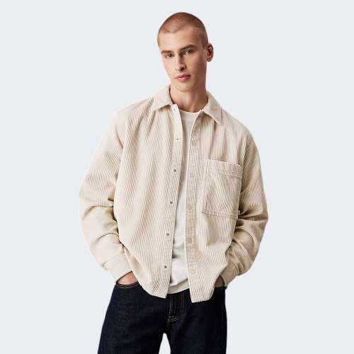 CAMISA CALVIN KLEIN CORDUROY PELICAN