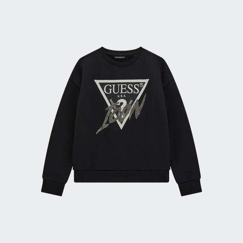SWEATSHIRT GUESS ACTIVE TOP JBLK