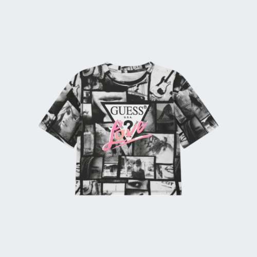 TSHIRT GUESS MIDI SS JBLK