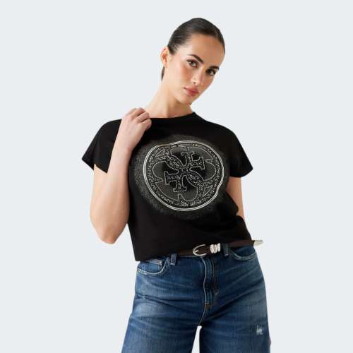 TSHIRT GUESS MINIME JBLK