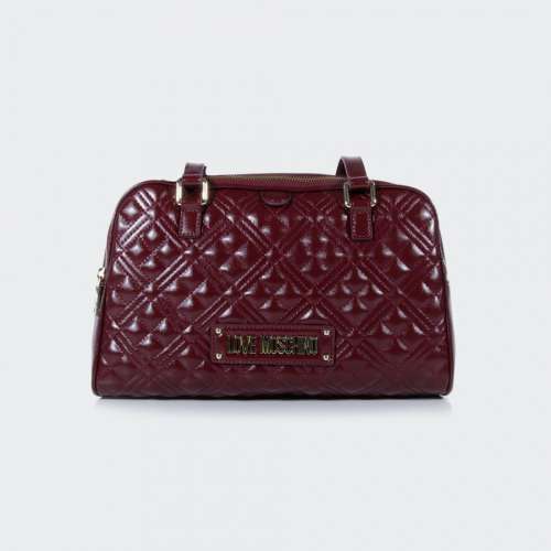 MALA LOVE MOSCHINO QUILTED NAPA VINO