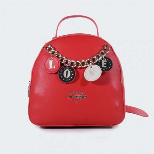 LOVE MOSCHINO SMALL GRAIN ROSSO