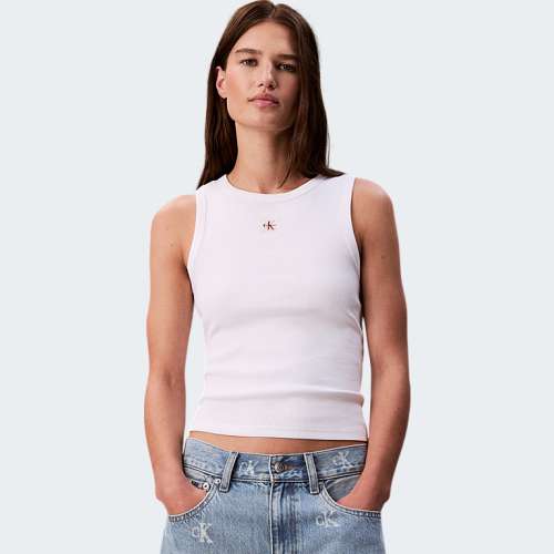 TOP CALVIN KLEIN WOVEN LABEL