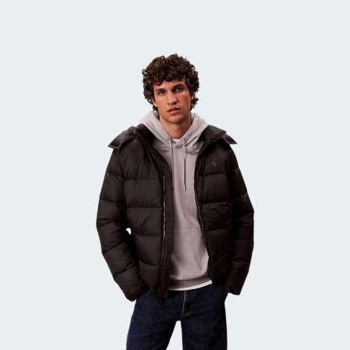 796W25 MAIN BLUSAO CALVIN KLEIN NYLON ZIP OFF               