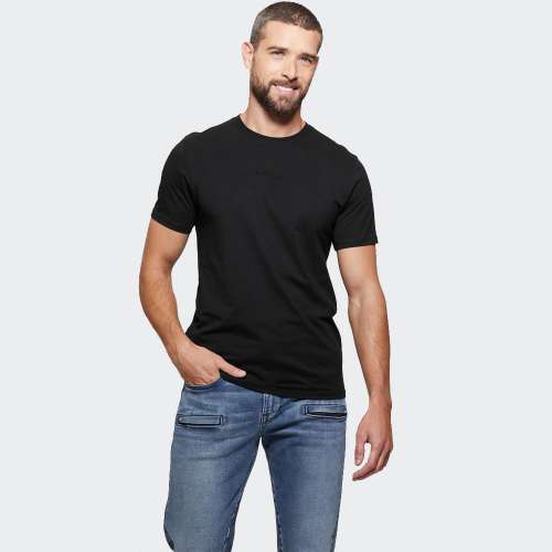 TSHIRT GUESS PIMA JBLK