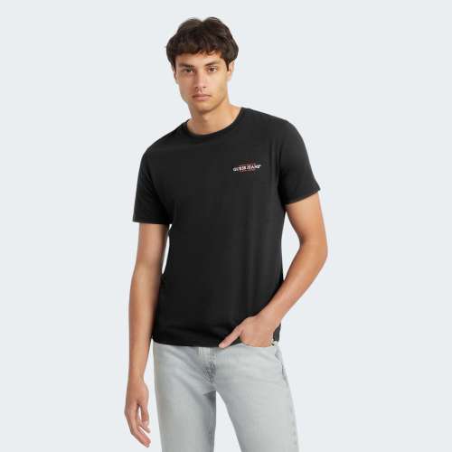 TSHIRT GUESS AMERICAN TR JBLK