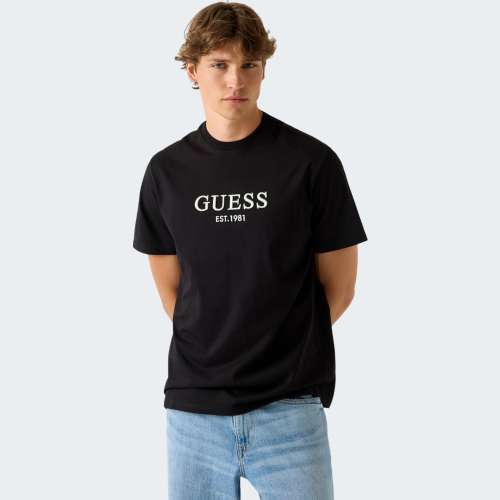 794W25 MAIN T-SHIRT GUESS EMBROIDERY LOGO                   