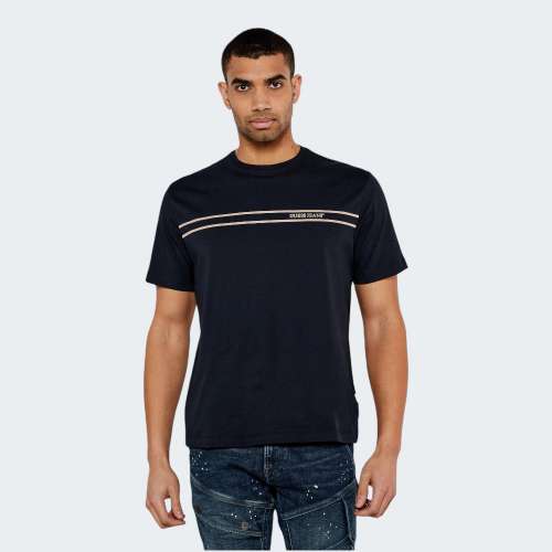 T-SHIRT GUESS GJ SS CN REG CHEST STRIPE A71W