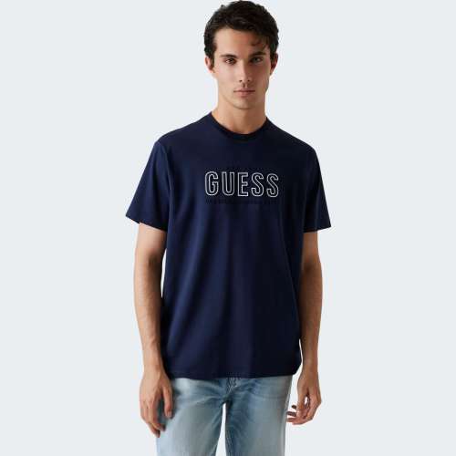  TSHIRT GUESS SS BSC EMBOSSED LOGO